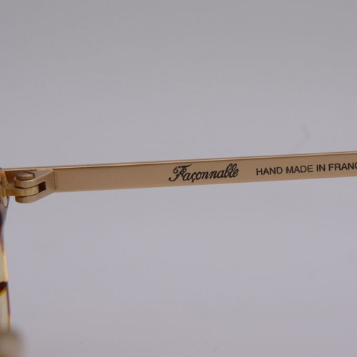Faconnable KRETEL oval tortoise shell eyeglasses