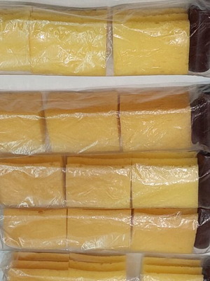 Hairdressing sponges set of 3 with handle new