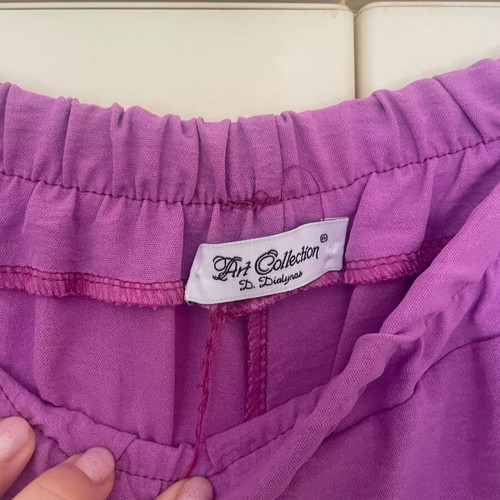 Pants new, purple, made in Italy, one size