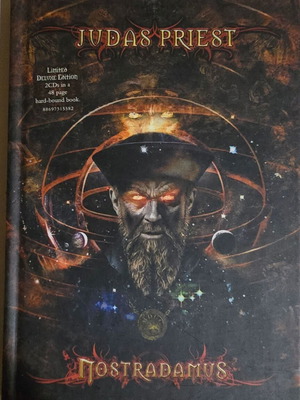 Judas Priest Nostradamus Limited Deluxe Edition 2CD με σκληρόδετο βιβλίο 48 σελίδων