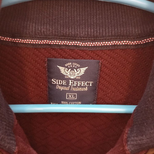 Burgundy Side Effect sweater XL like new with turtleneck