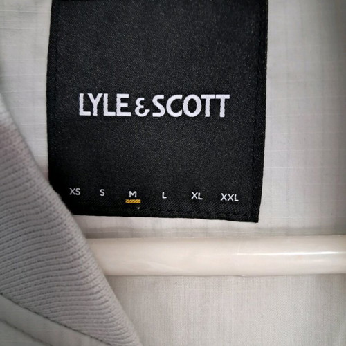 Lyle&Scott bomber jacket M light gray blue new