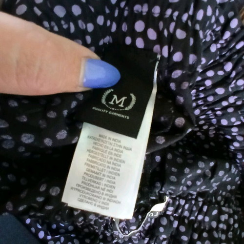 Funky Buddha summer pants size medium new, viscose lilac and black