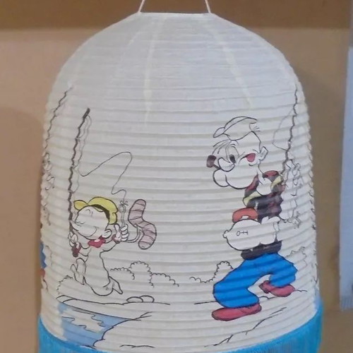 Popeye The Sailor old promotional paper lamp shade new