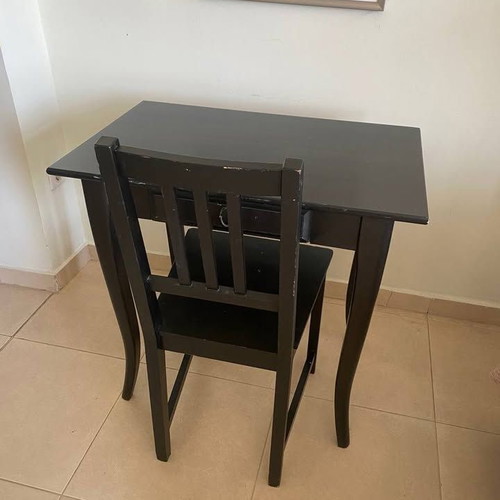 IKEA Leksvik wooden desk set with chair… - € 40,00 - Vendora.cy