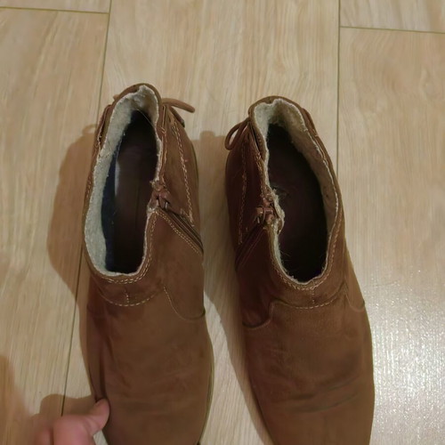 Women's ankle boots size 37 used, brown