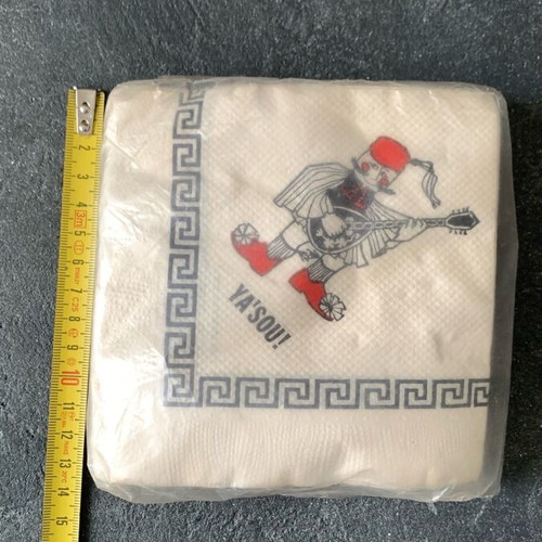 Old napkins sealed, like new