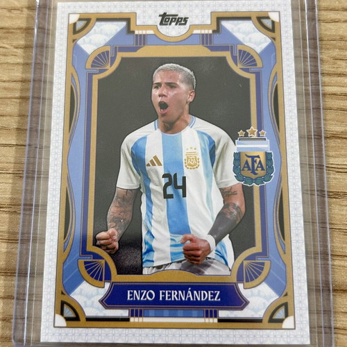 Enzo Fernandez Argentina winning card Topps 2024