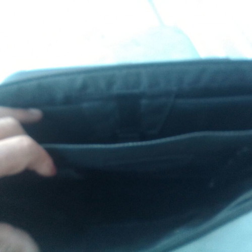 Piguadro leather bag used 30/40/14 cm with shoulder strap