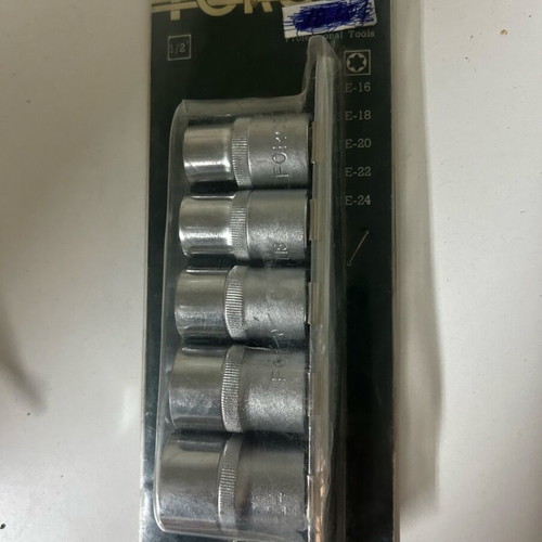 Torx Female Socket Set 1/2 Unused
