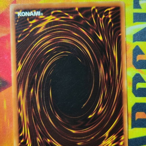 The Rock Spirit Yu-Gi-Oh! card used, American version 2002