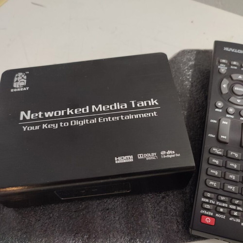 Egreat Networked Media Tank used without power supply