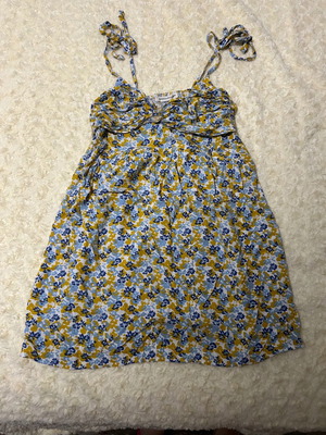 Φλοράλ φόρεμα κοντό Mindyourstyle μεταχειρισμένο, Small/Medium, πολύχρωμο