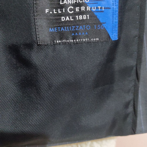 Cerruti 1881 men's jacket gray silver like new