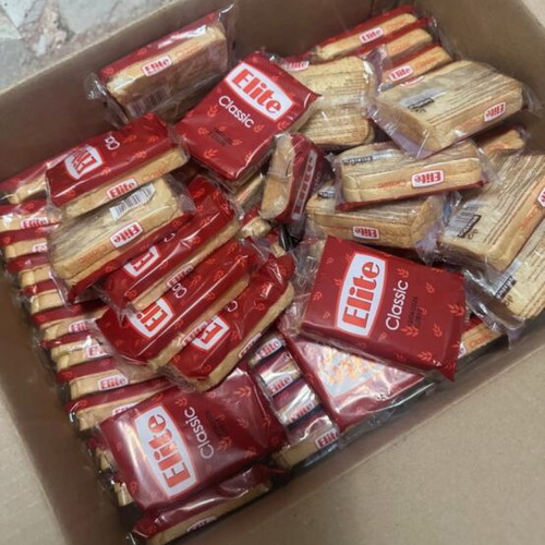 Elite rusks in individual packaging, about 210 pieces