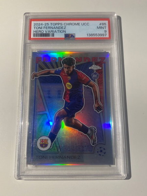 Toni Fernandez SSP Hero Variation PSA 9 Topps Chrome Rookie Card