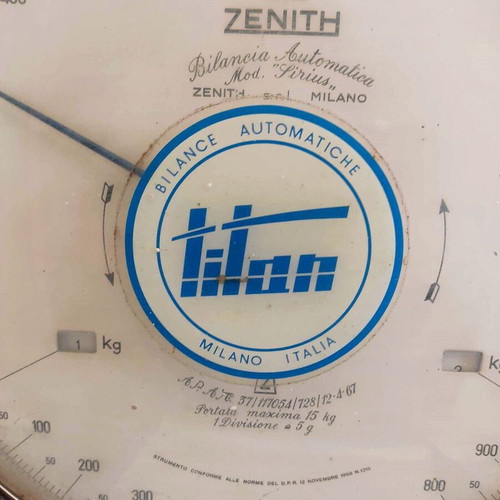 Zenith vintage scale used, Sirius model, 1960, Italy