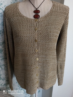 Peruvian Collection cardigan used, spring, size S