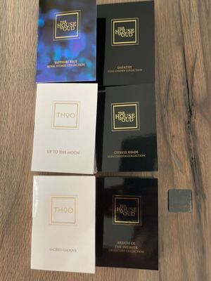 The House of Oud tester pack of 6 samples, new authentic Eau de Parfum