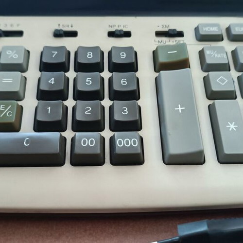 YEMCO 1202 office calculator used with printer