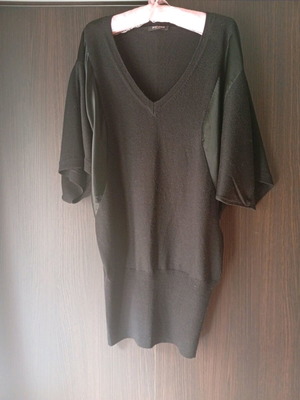 Women's cotton dress black like new, size L