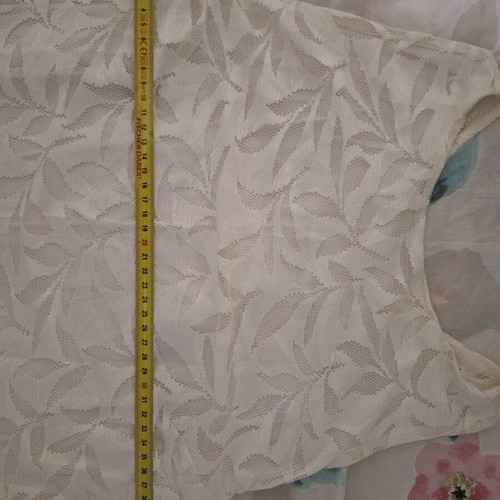 Maxi dress Enzzo white lace size M like new