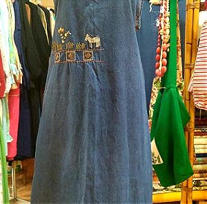 Vintage denim φόρεμα Bluer