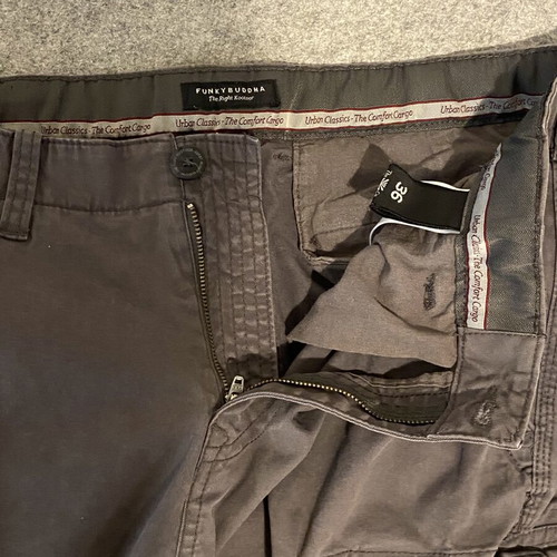 Funky Buddha cargo pants like new, size 36, grey