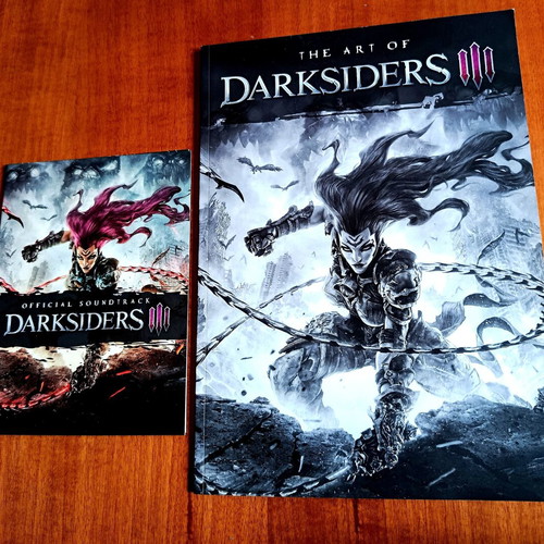 Darksiders III Artbook and Soundtrack like new