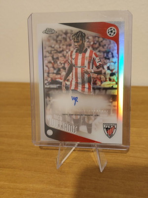Topps Chrome Nico Williams Athletic Bilbao Auto Autograph Refractor Spain Euro Winner like new