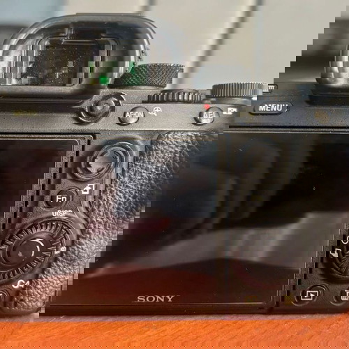 Sony a7R iii used with cage and new Lowepro case