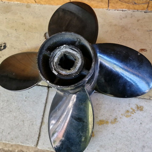 Aluminum 4-Blade Propeller like new