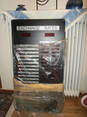 Exchange rate board used, not working