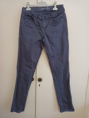 Tom Tailor women's fabric pants like new, straight fit, gray, size M