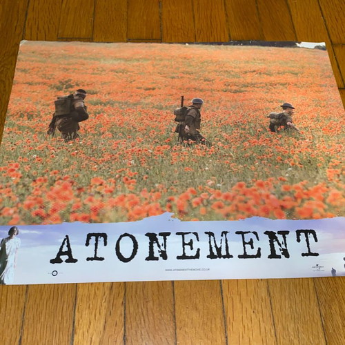 Rare Atonement movie promotional material new, collectible