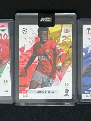 Topps Total Football collectible cards like new Szoboszlai-Babadi-McCausland RC