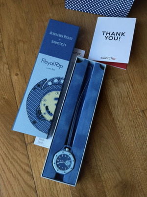 AP x Swatch Royal Pop Lan Ba watch, blue