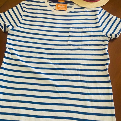 Superdry t-shirt marine like new, cotton, size M