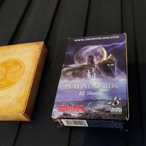 Set Playing Cards from Fable 3 and Two Worlds 2, like new