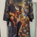 Manowar T-shirt μεταχειρισμένο, μέγεθος XL, αγορά από συναυλία 1992