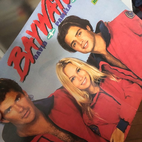 Baywatch vintage 90s posters used, pack of 3, Katerina magazine