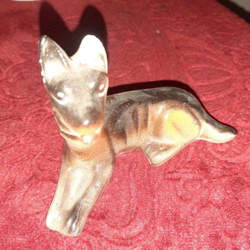 Porcelain dogs used, set of 4, collectible