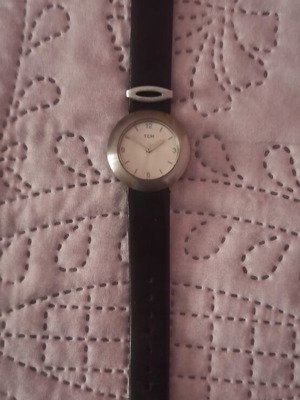 TCM women's watch like new, black and white