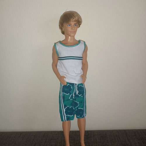 Ken Barbie Beach Cruiser doll with Fashion Avenue set
