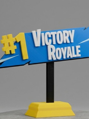 Fortnite Victory Royale Stand new, decorative winner trophy