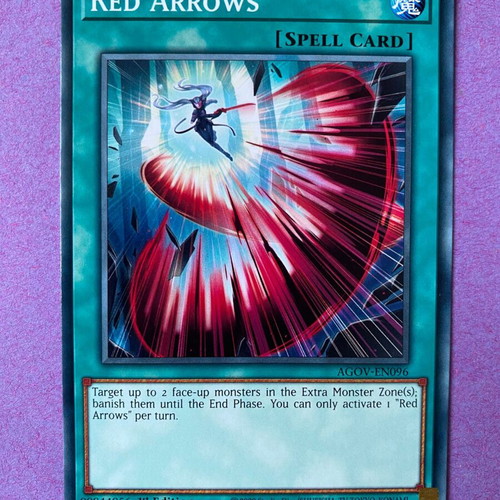 Red Arrows Yu-Gi-Oh! Card 1st Edition Near Mint