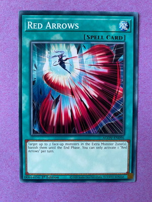 Red Arrows Yu-Gi-Oh! κάρτα 1st Edition σαν καινούργια
