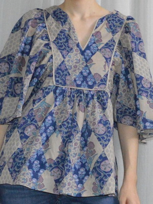 Monsoon top-tunic with hanging sleeves like new, size 40EU