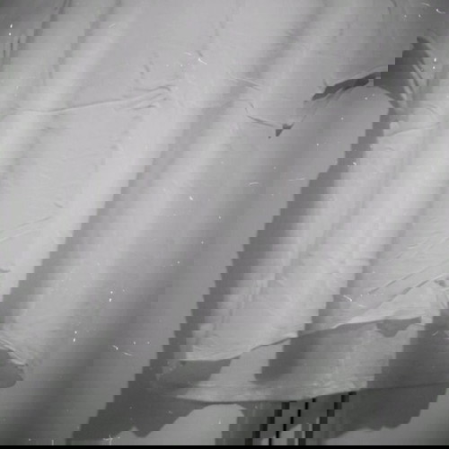 Boho μπλούζα Zara με ανάγλυφο σχέδιο μπροστά medium σαν καινούργιο, άσπρη