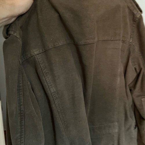 Brokers jacket used, oil color, size M